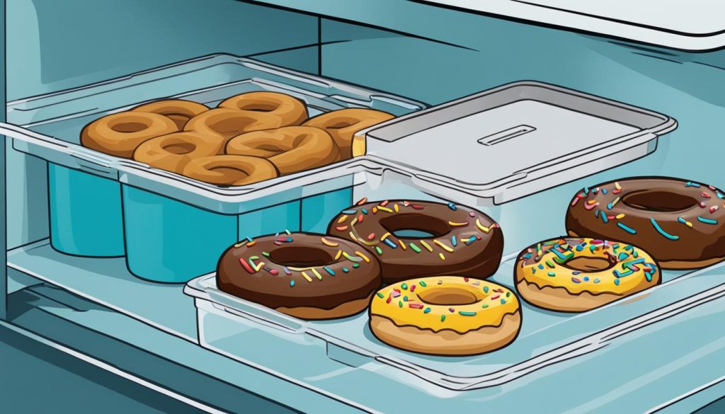 ドーナツ 冷蔵保存方法のイメージ